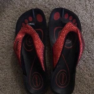 Aerosoft Glitterati flip flops size 40
